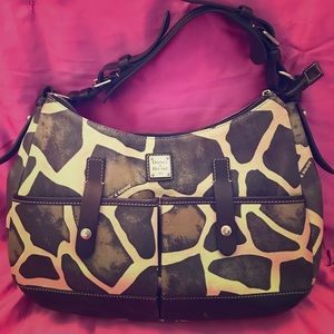 Dooney and Bourke giraffe print bag